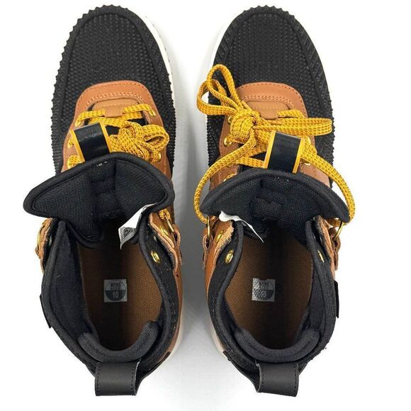 Nike Duckboot Ale Brown Black Gold Tone Duck Boot Boots - Picture 3 of 10